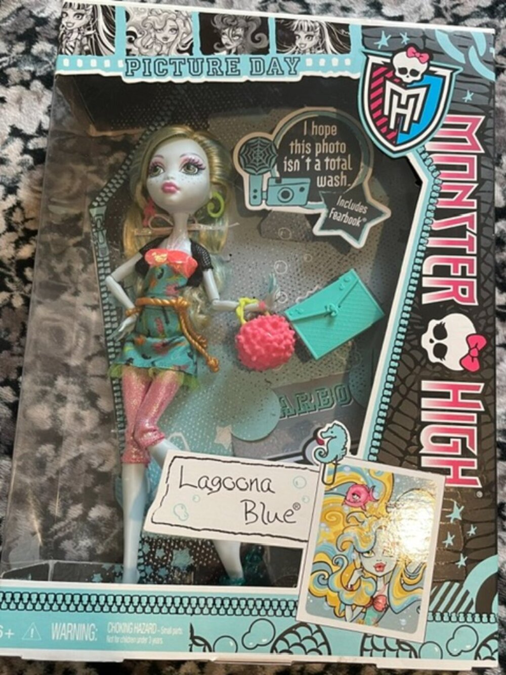 2012 Monster High Lagoona Blue Doll Picture Day New In Box